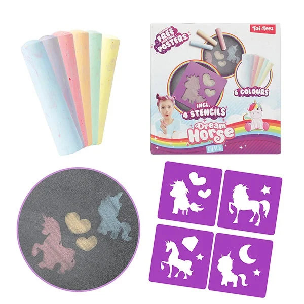 Dream horse eenhoorn stoepkrijtset 61044