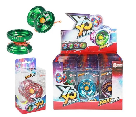 Yoyo metaal Flames in bl. 4 ass 35703Z