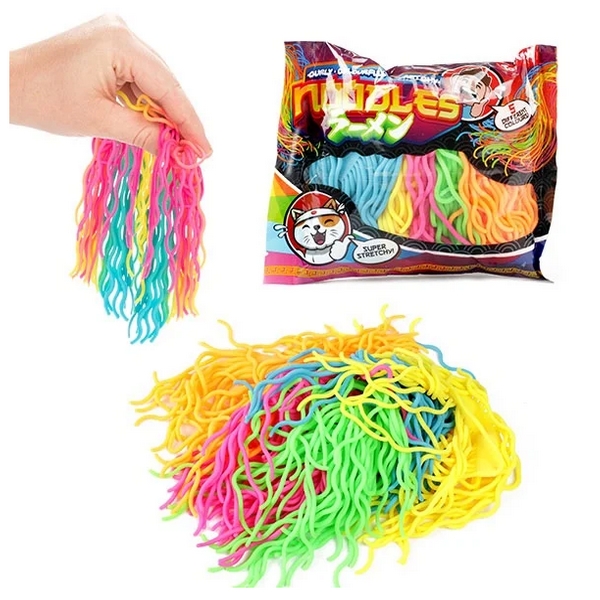5 Curly Colourful Noodles 35102A