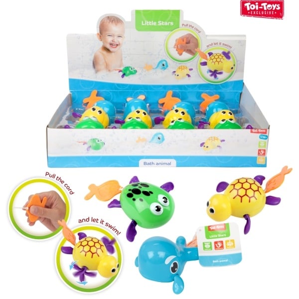 12 Zwemmend bad dier in display 39903Z