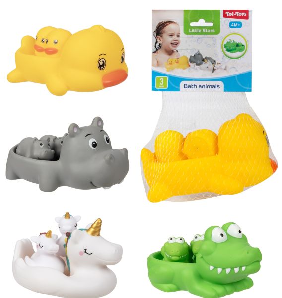 Baby bad dieren set a 4 st. 4ass. 71528Z
