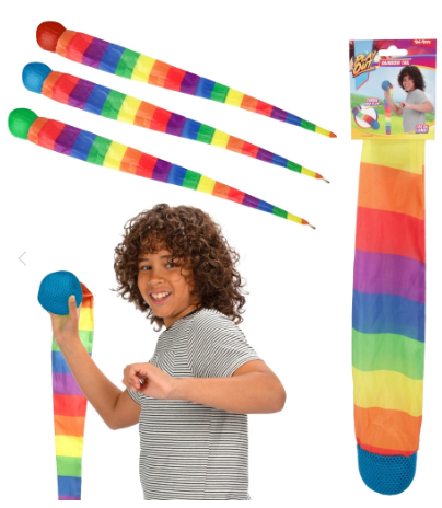Komeetbal regenboog 100 cm. 62587Z