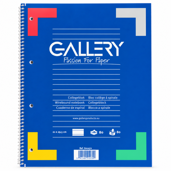 Schrijfblok Gallery A4 80 vel