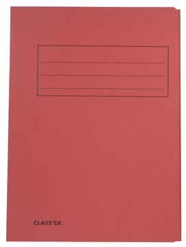 Dossiermap Foliokarton 300Gr rood 1072