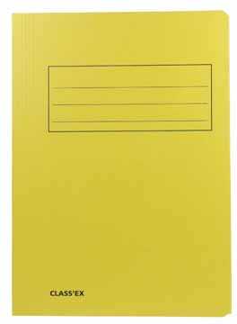 Dossiermap Foliokarton 300Gr geel 1074