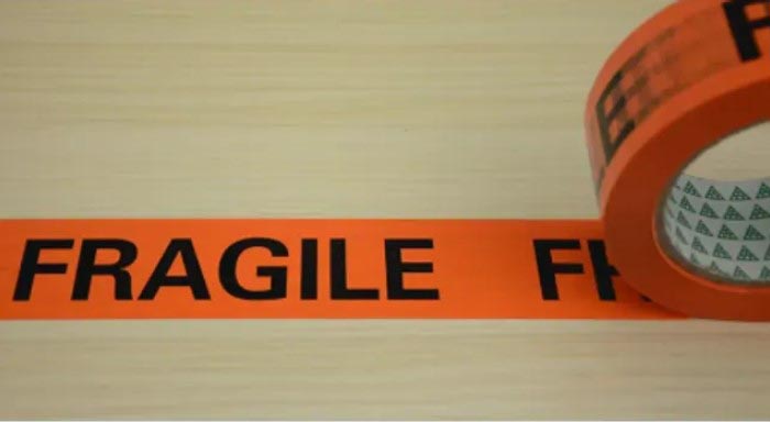 Verpakkingstape Fragile breekbaar