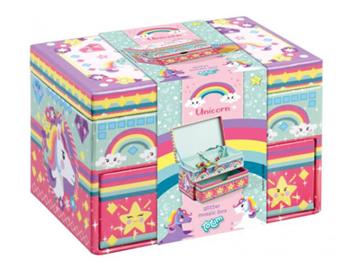 Unicorn sieradenbox versieren 071544