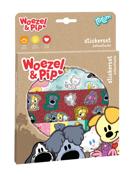 Woezel en pip stickerset 670006
