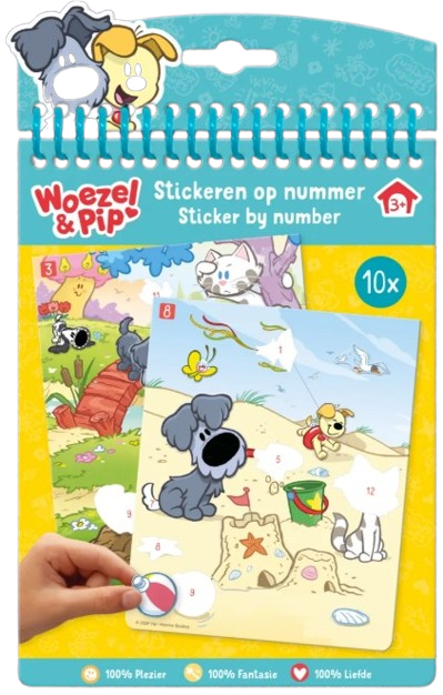 Woezel en Pip sticker op nummer BT671752