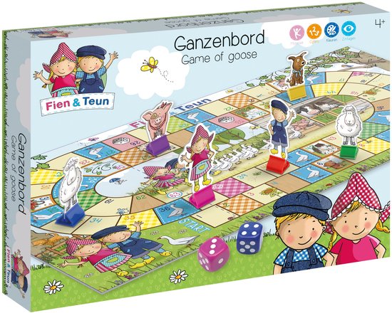 Fien en Teun ganzenbordspel 19234