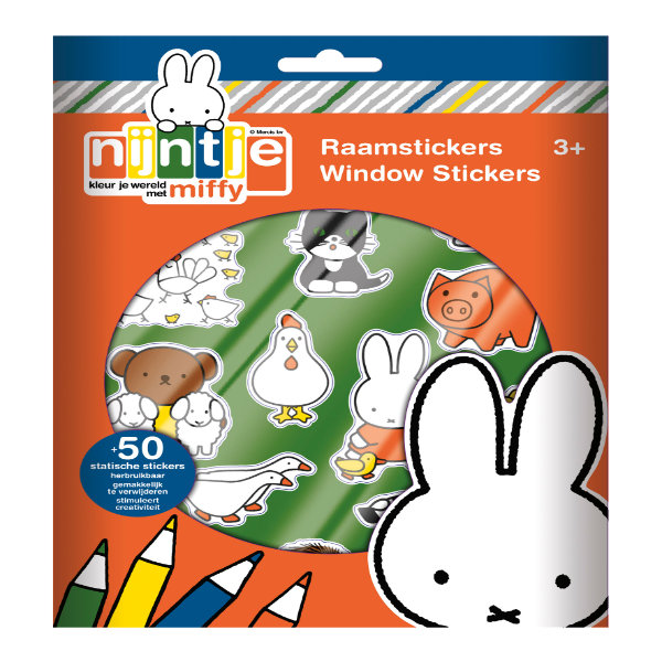 Nijntje raamstickers 17059