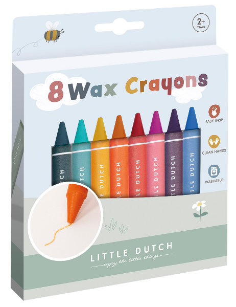 Little dutch 8 waskrijtjes 120631