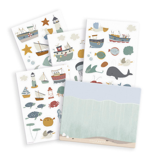 Little dutch raamstickers Sailors 120044