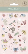 Little dutch 10 vel flower stickers