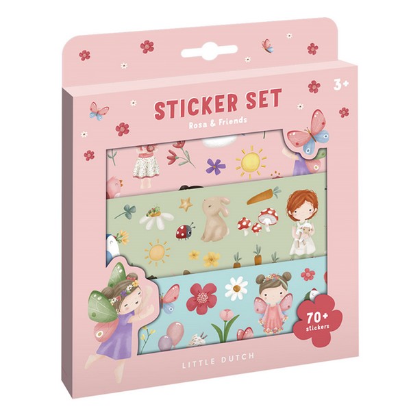 Little dutch stickerset rosa en friends