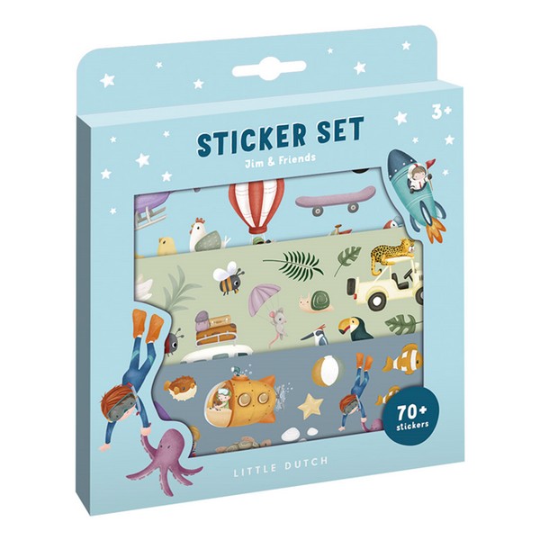 Little dutch jim en friends stickerset