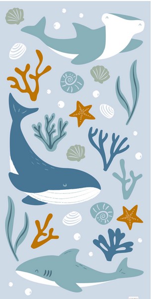Little dutch badlaken ocean blauw 125834