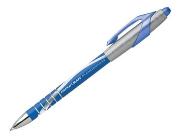 12 papermate Flexgrip Elite pen blauw lo