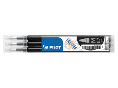 3 Frixtion rollerpenvulling zwart 0.7 mm