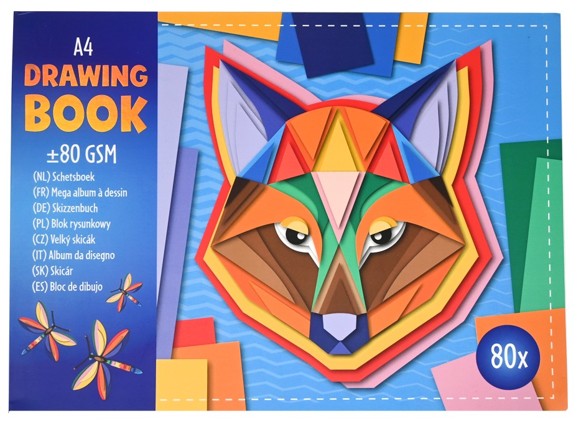 Schetsboek A4 Colourful Animals SC1020