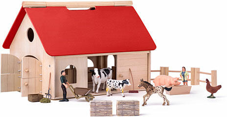 Woody boerderij met dieren en acc. 90261