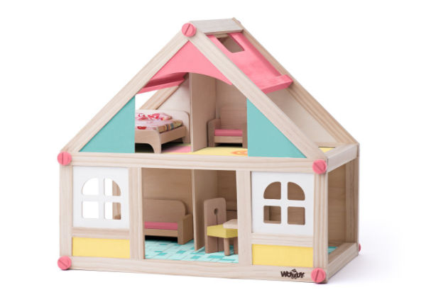 Woody poppenhuis met acc. 91328