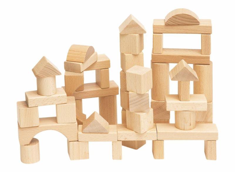 Woody 50 naturel bouw blokken 90650