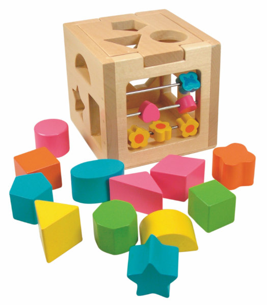 Woody vormenbox met telraam 90043