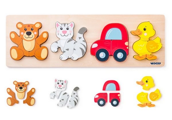 Woody Puzzel baby aan boord 91360